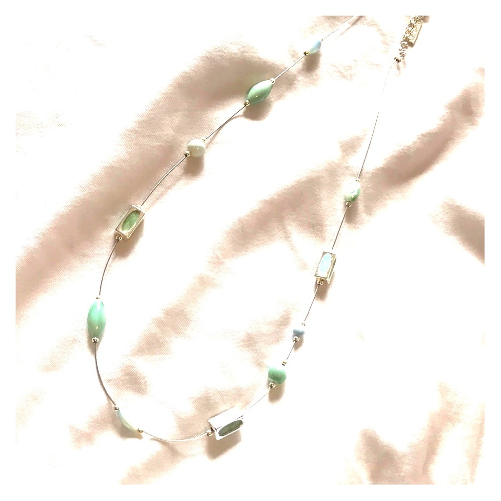 Blue necklace